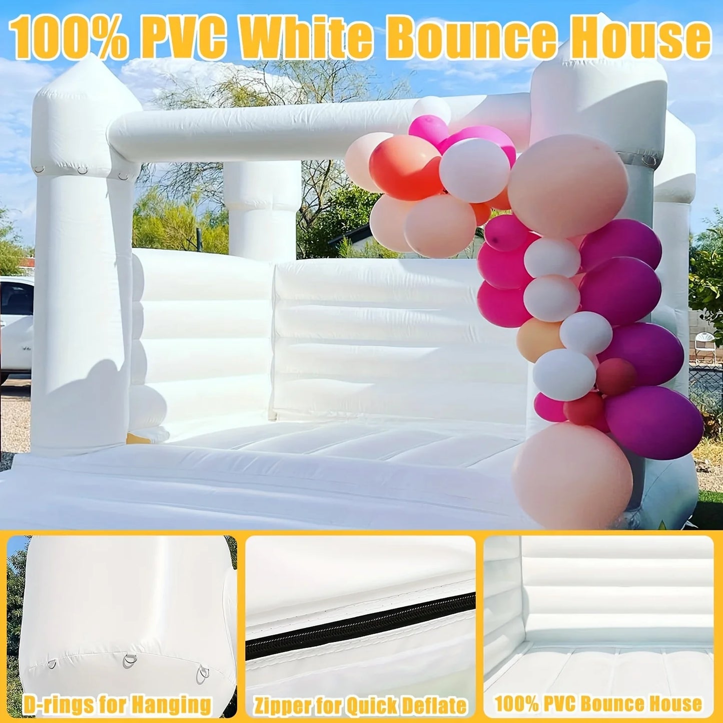 White Bouncy Castle