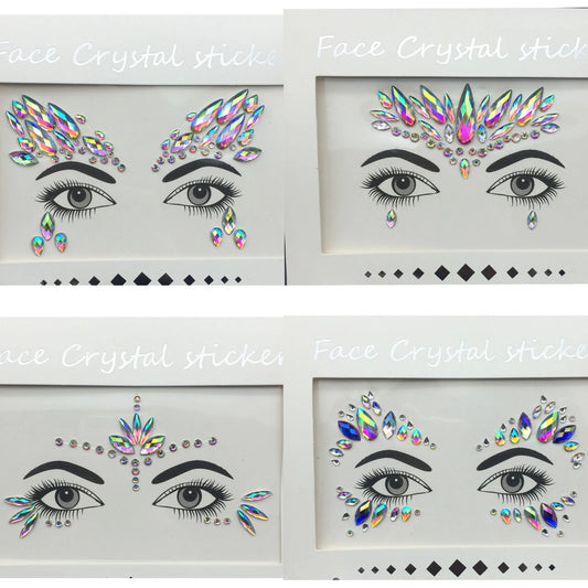 3D Crystal Face Gems