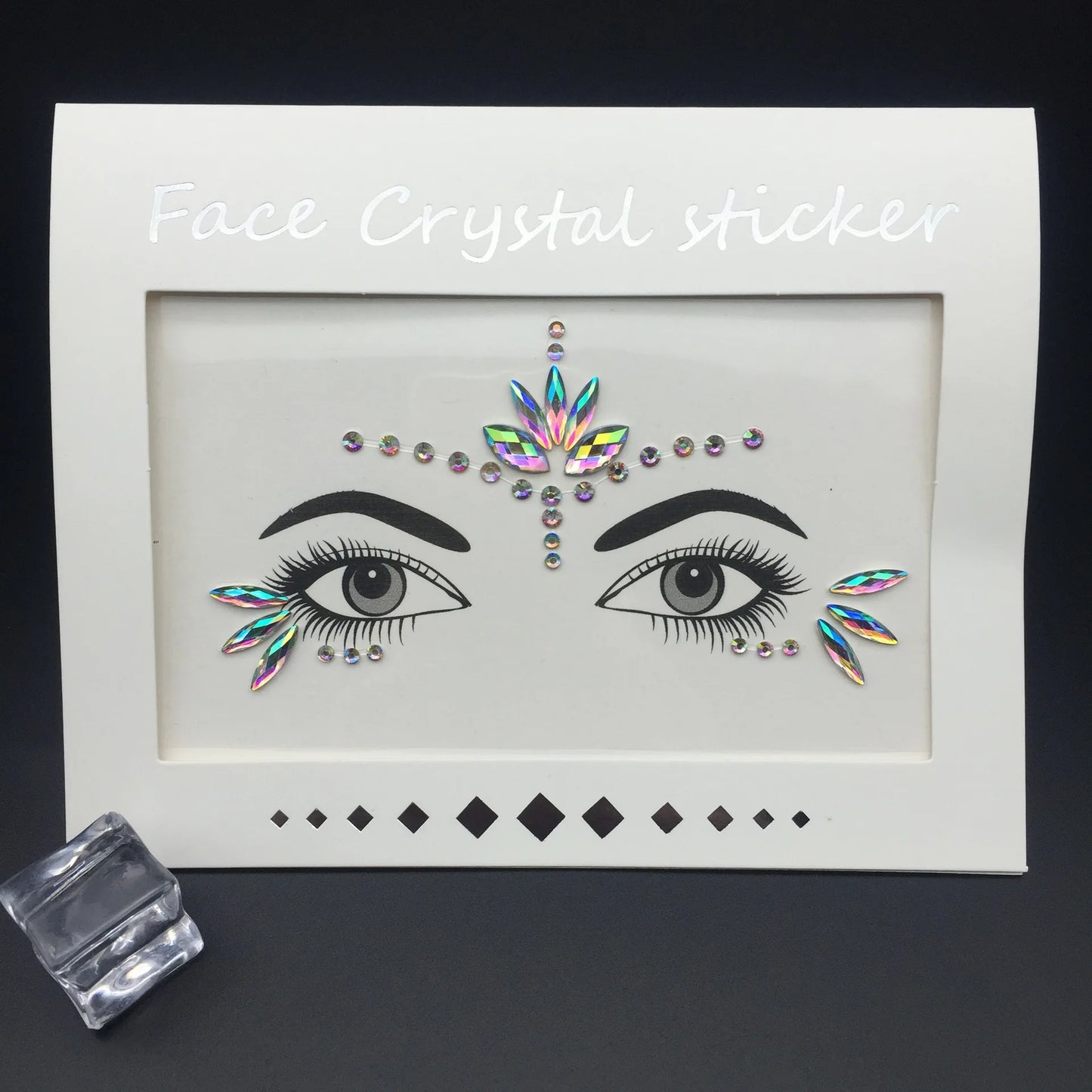 3D Crystal Face Gems