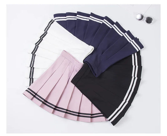Sporty Pleated Tennis Mini Skirt