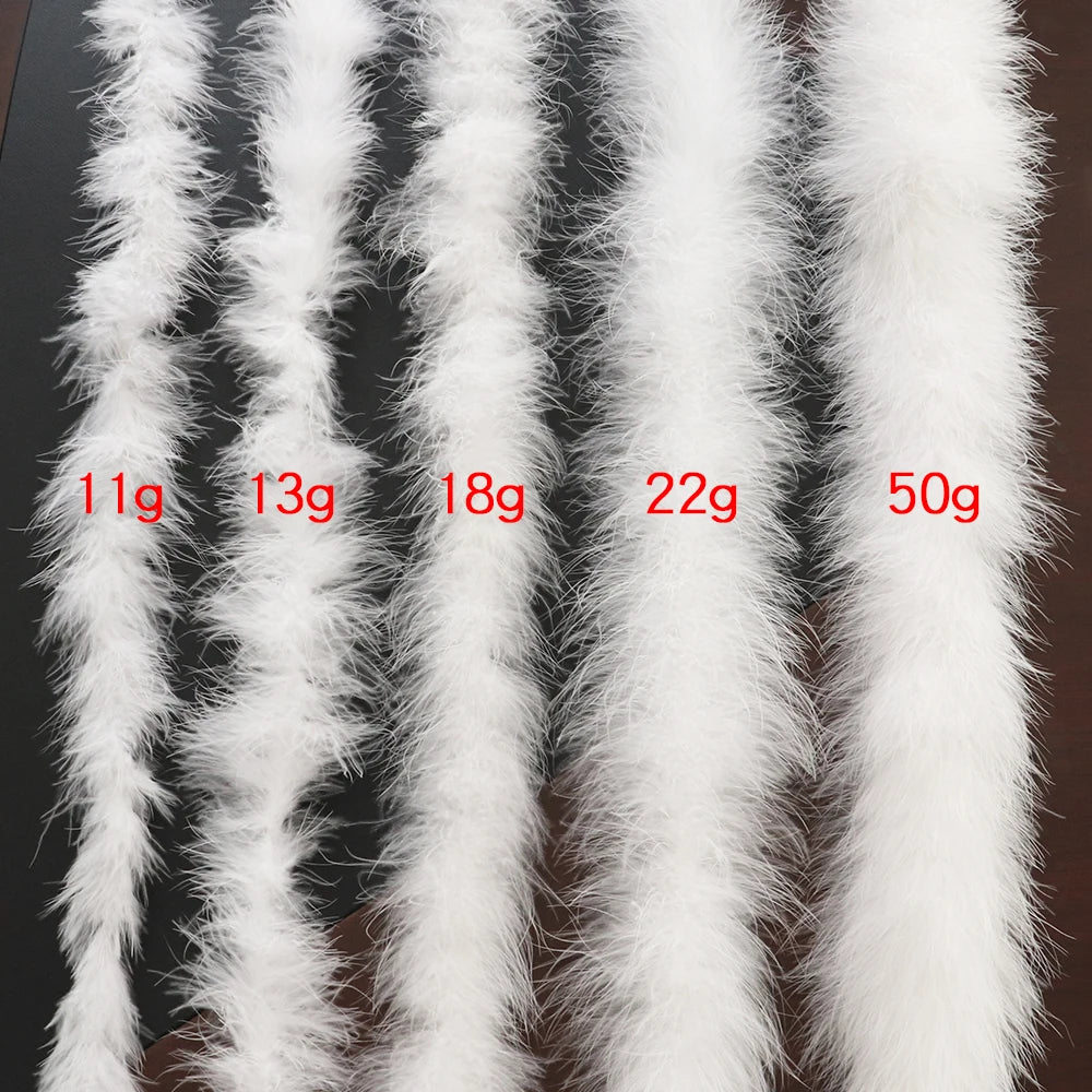 White Fluffy Boa