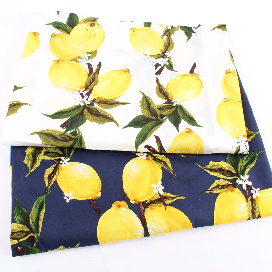 Lemon Printed Fabric