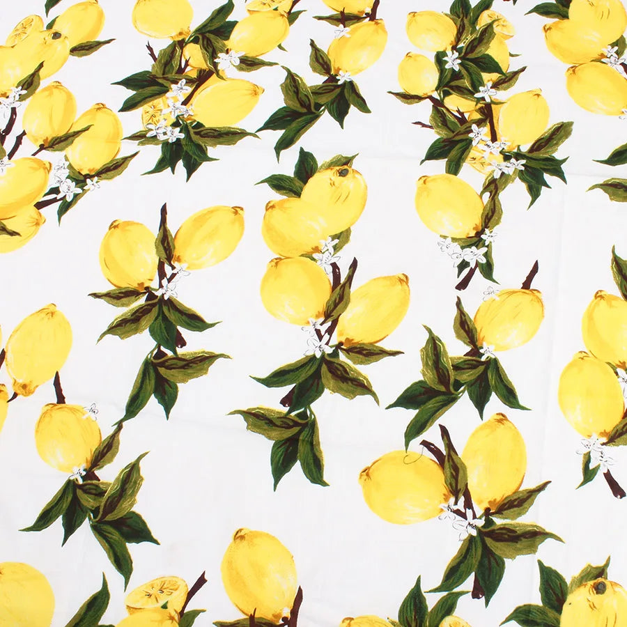 Lemon Printed Fabric