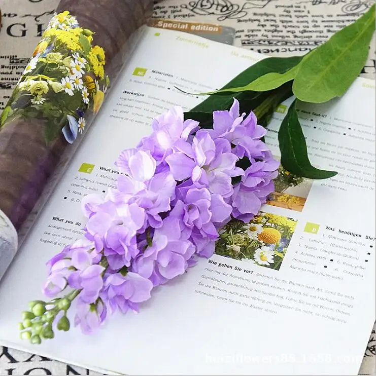 Artificial Hyacinth Violet Flower Branch