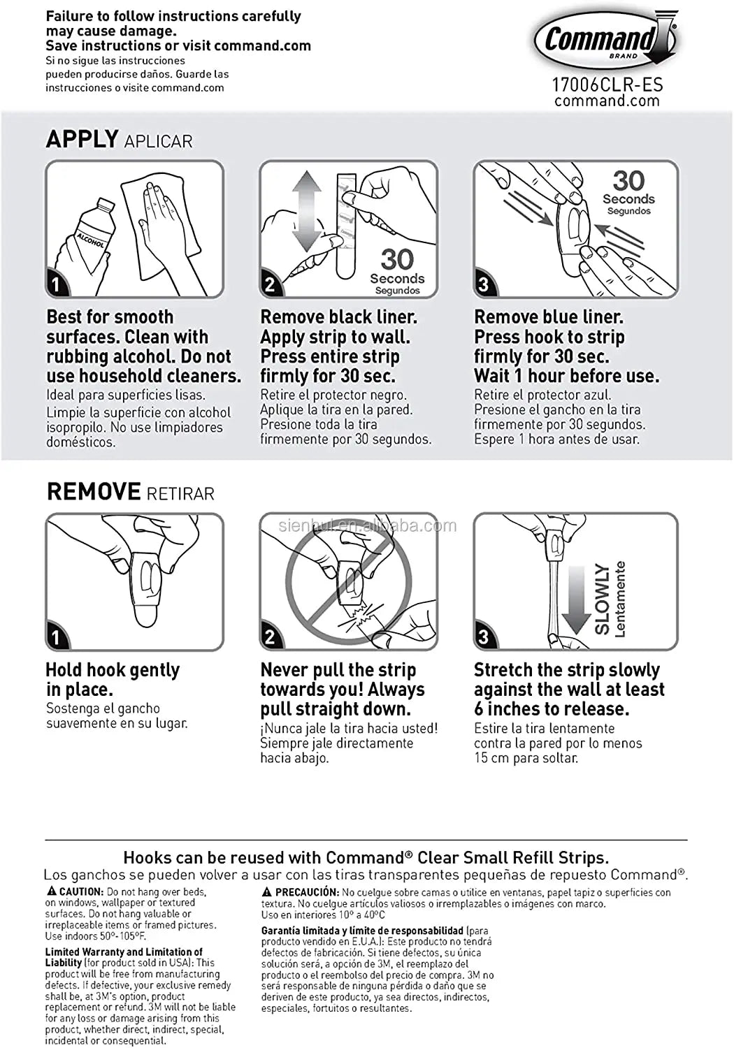 3M Small Command Hooks