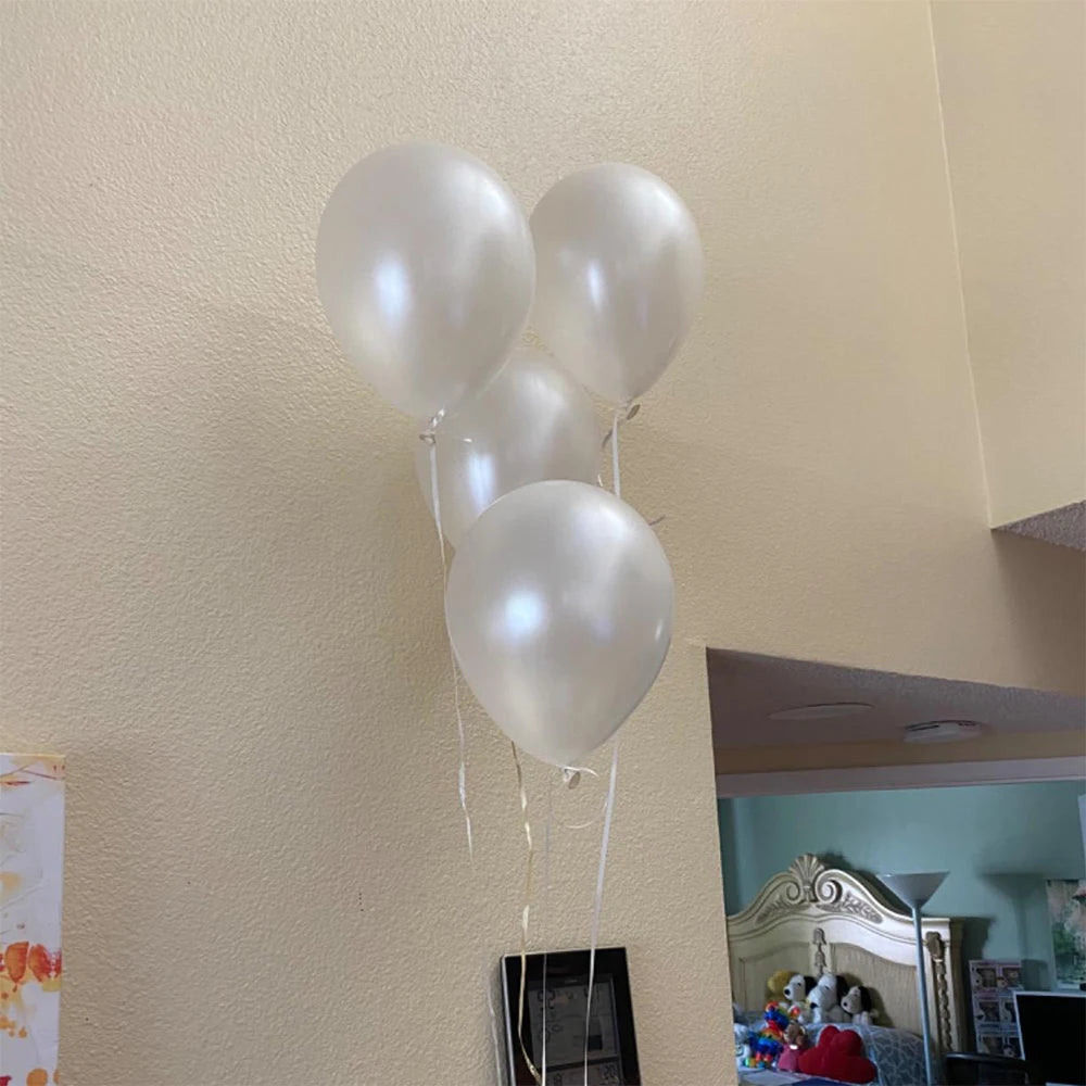 Milk White Pearl Balloon