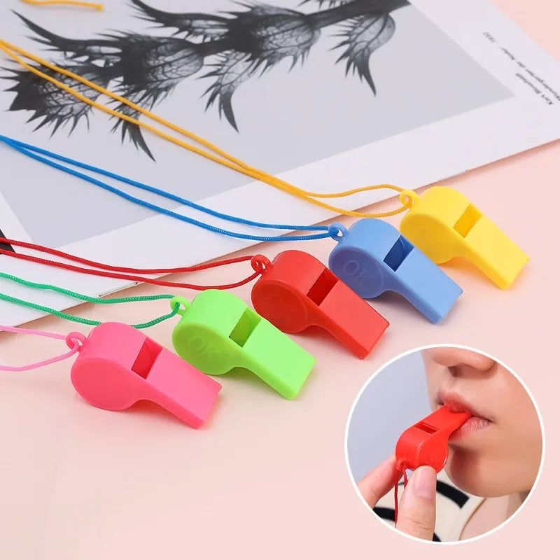 Mini Whistles with Lanyard
