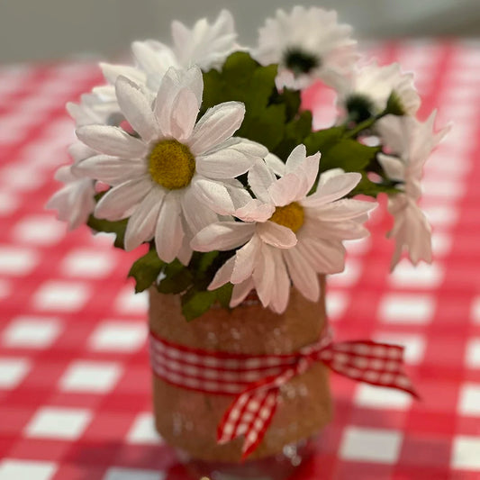 Checkered Disposable Tablecloth