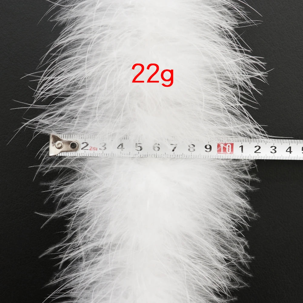 White Fluffy Boa