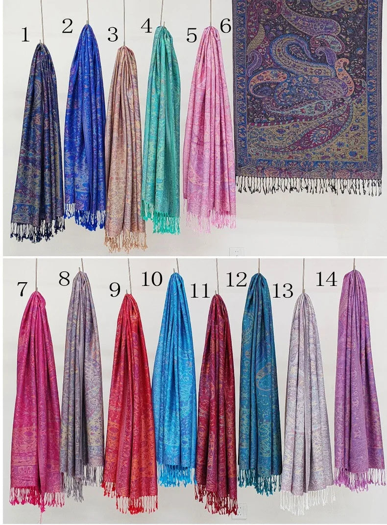 Paisley Pashmina Scarf