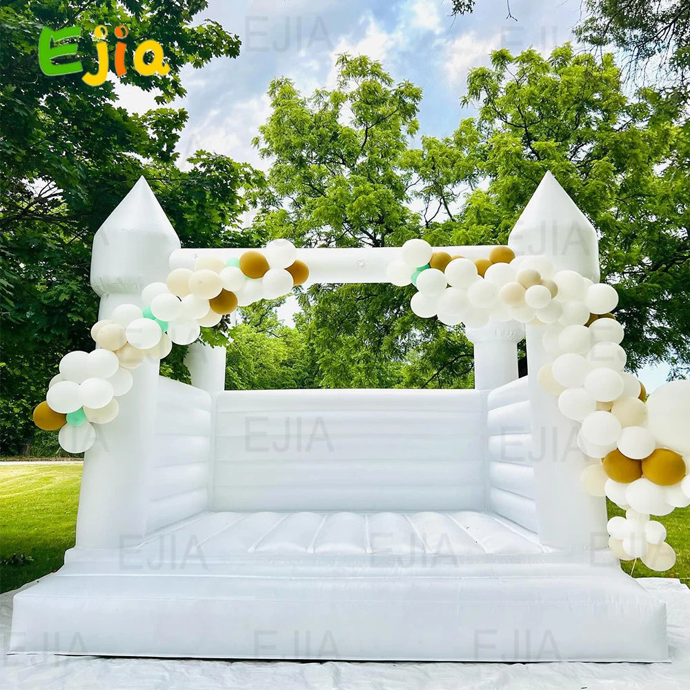 White Bouncy Castle