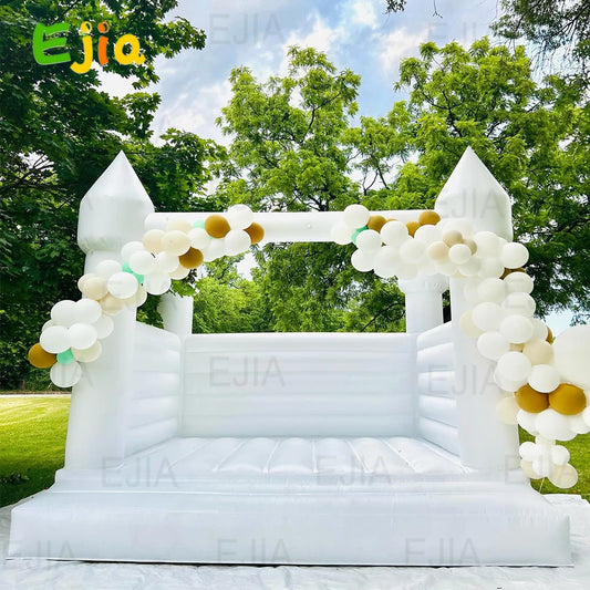White Bouncy Castle