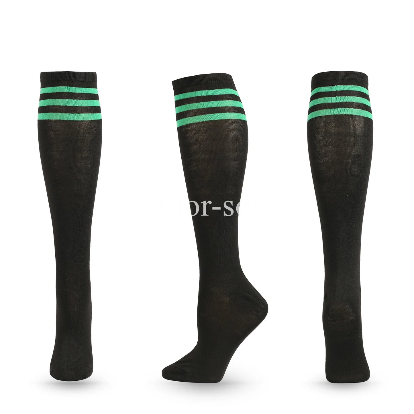 Striped Knee-High Socks