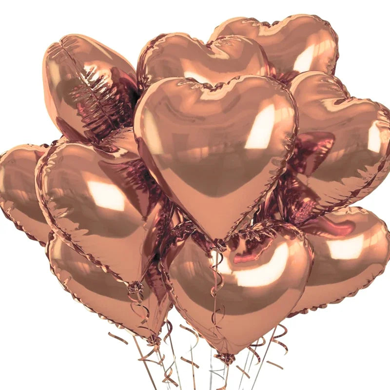 Red Heart Balloons