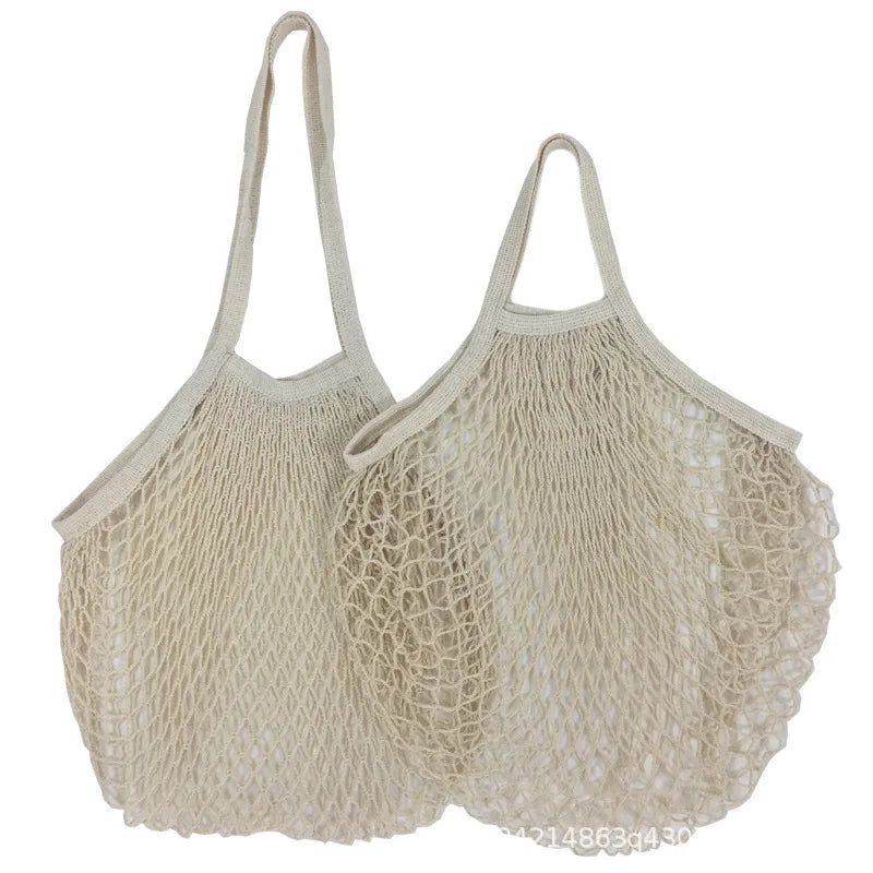 Trendy Cotton Mesh Tote Bag