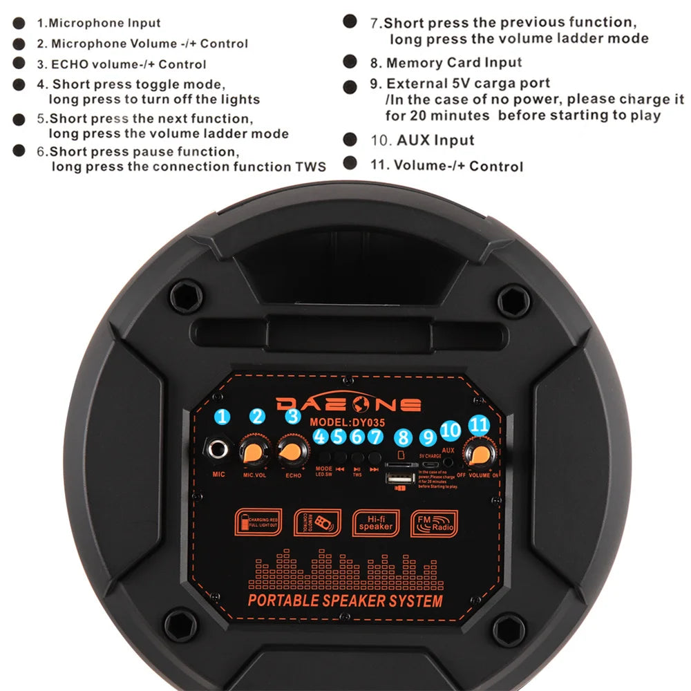 CURUK Portable Bluetooth Speaker