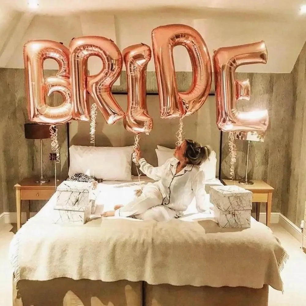 Giant Silver Letter Balloons