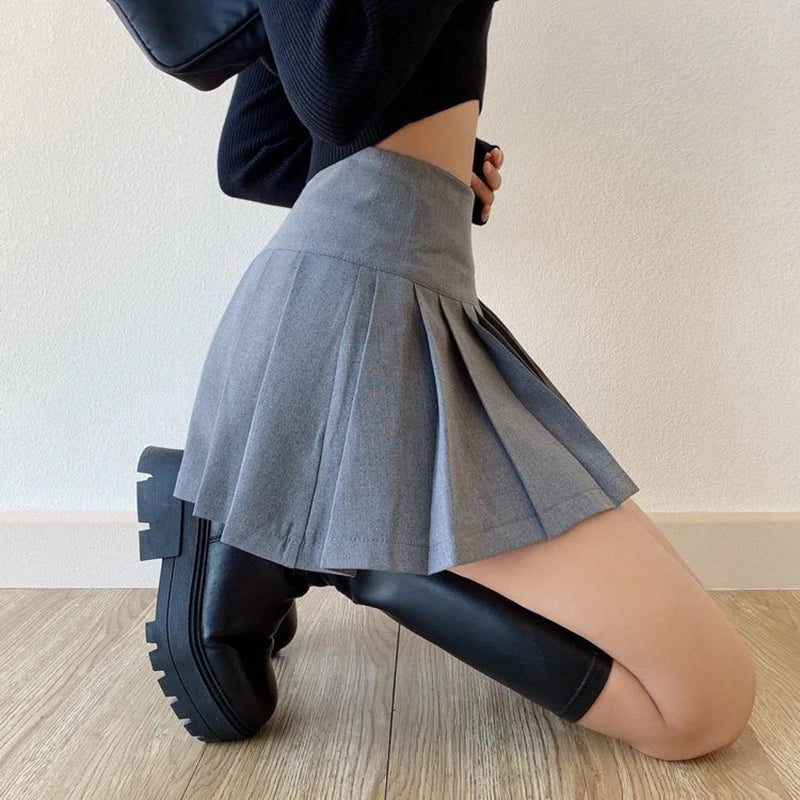Fashion Pleated Mini Skirt