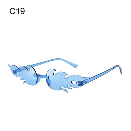 Blue Flame Sunglasses