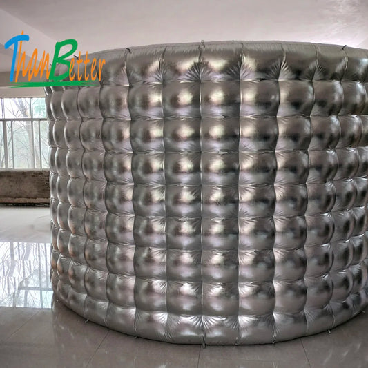 Silver Inflatable Photo Wall 3m x 2.4m