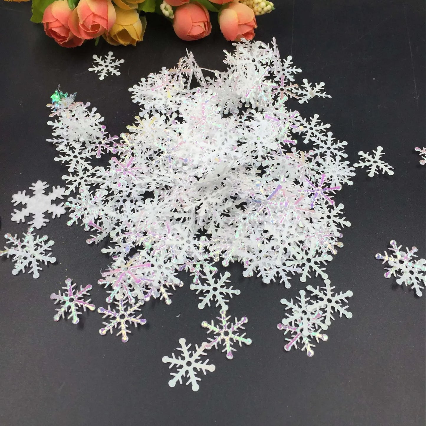 Artificial Snowflake Confetti