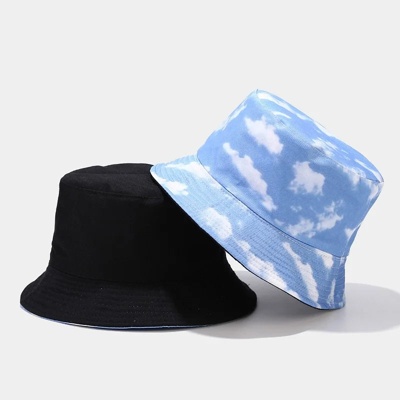 Cloud Print Bucket Hat