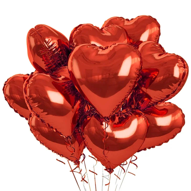Red Heart Balloons