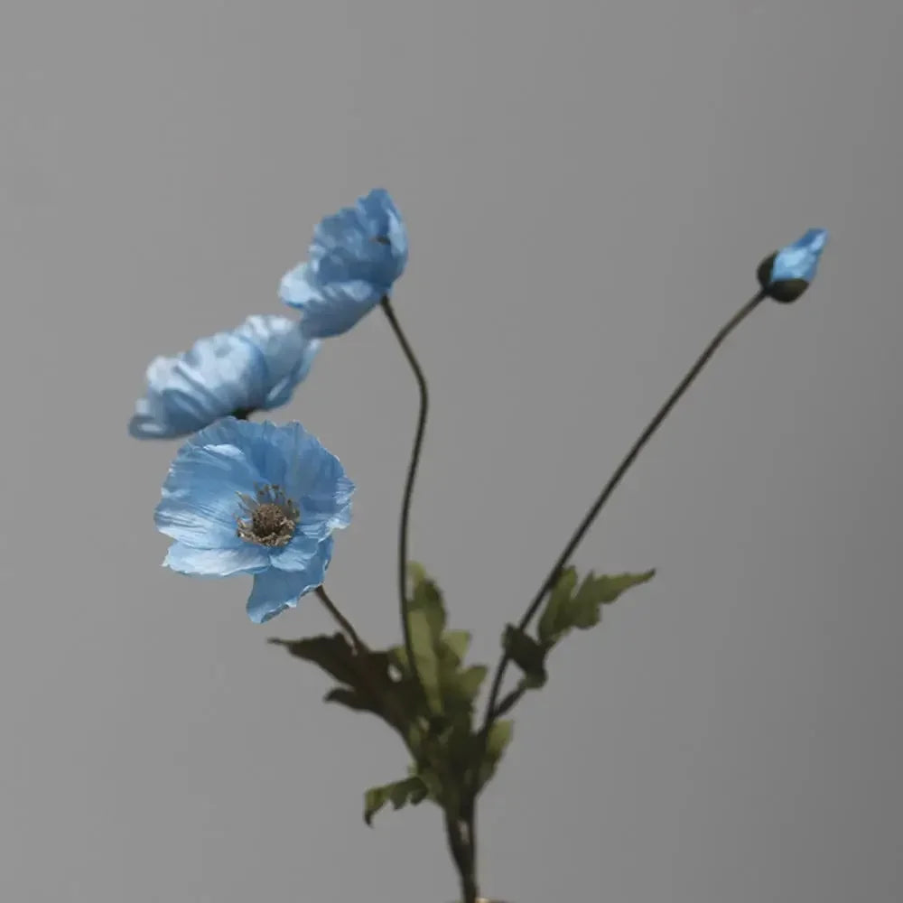 Elegant Artificial Poppy Bouquet