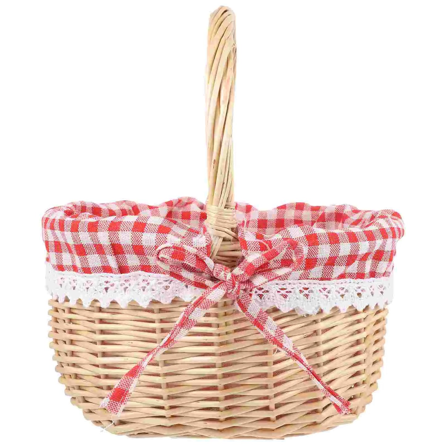 Woven Wicker Storage Basket