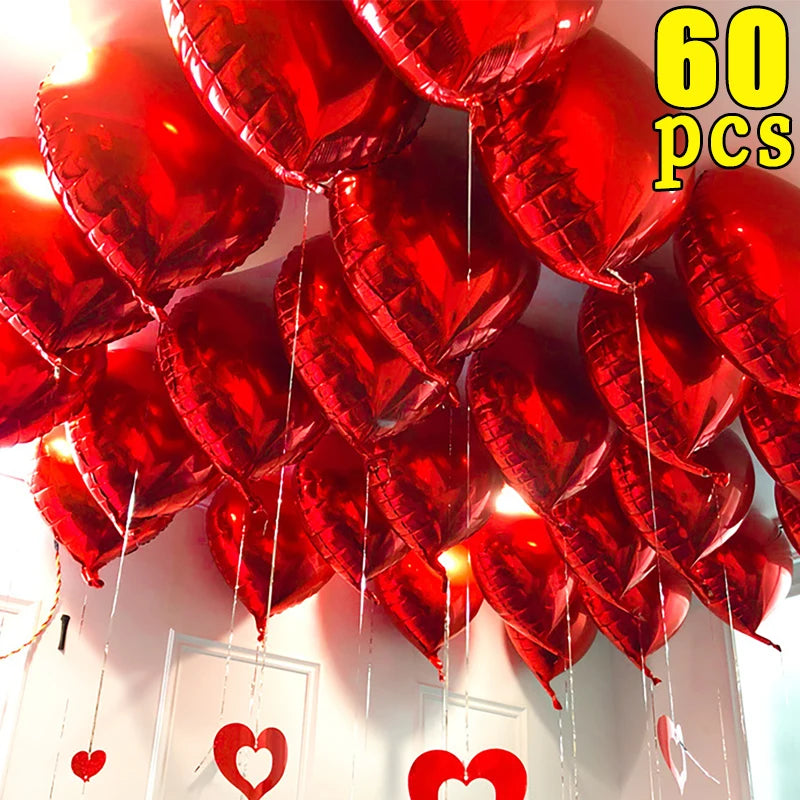 Red Heart Balloons