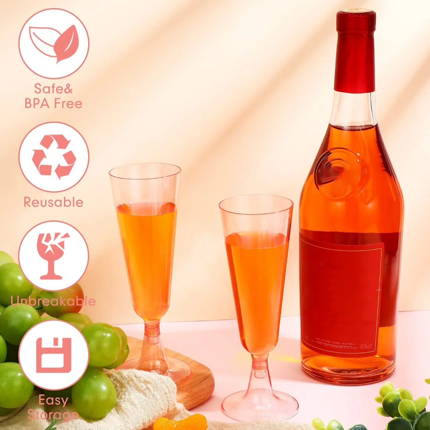 Disposable Champagne Flutes