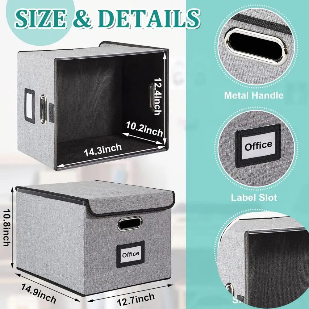 Foldable File Storage Box