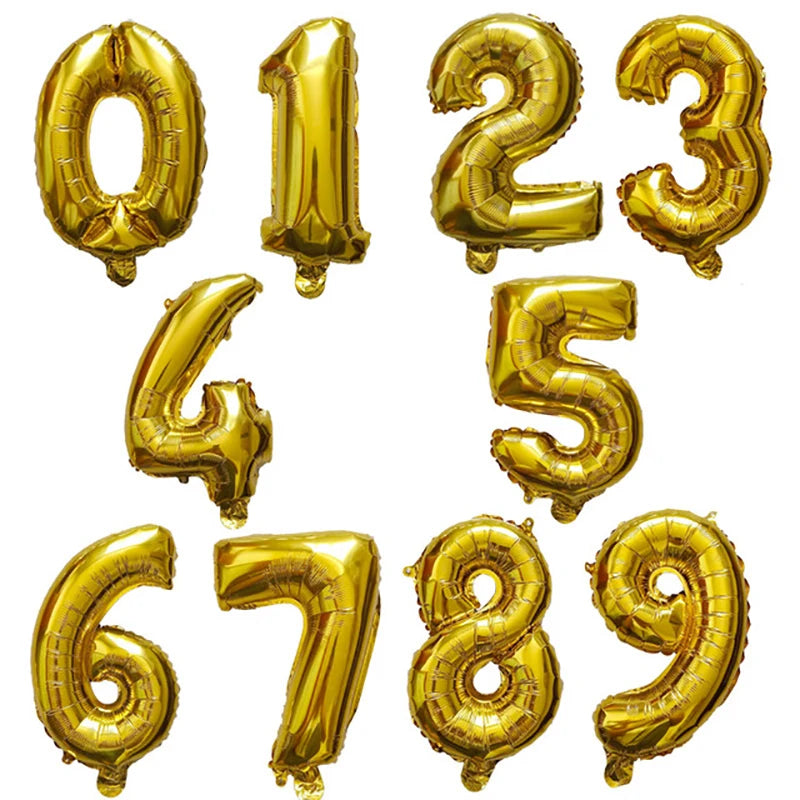 Giant Number Balloons