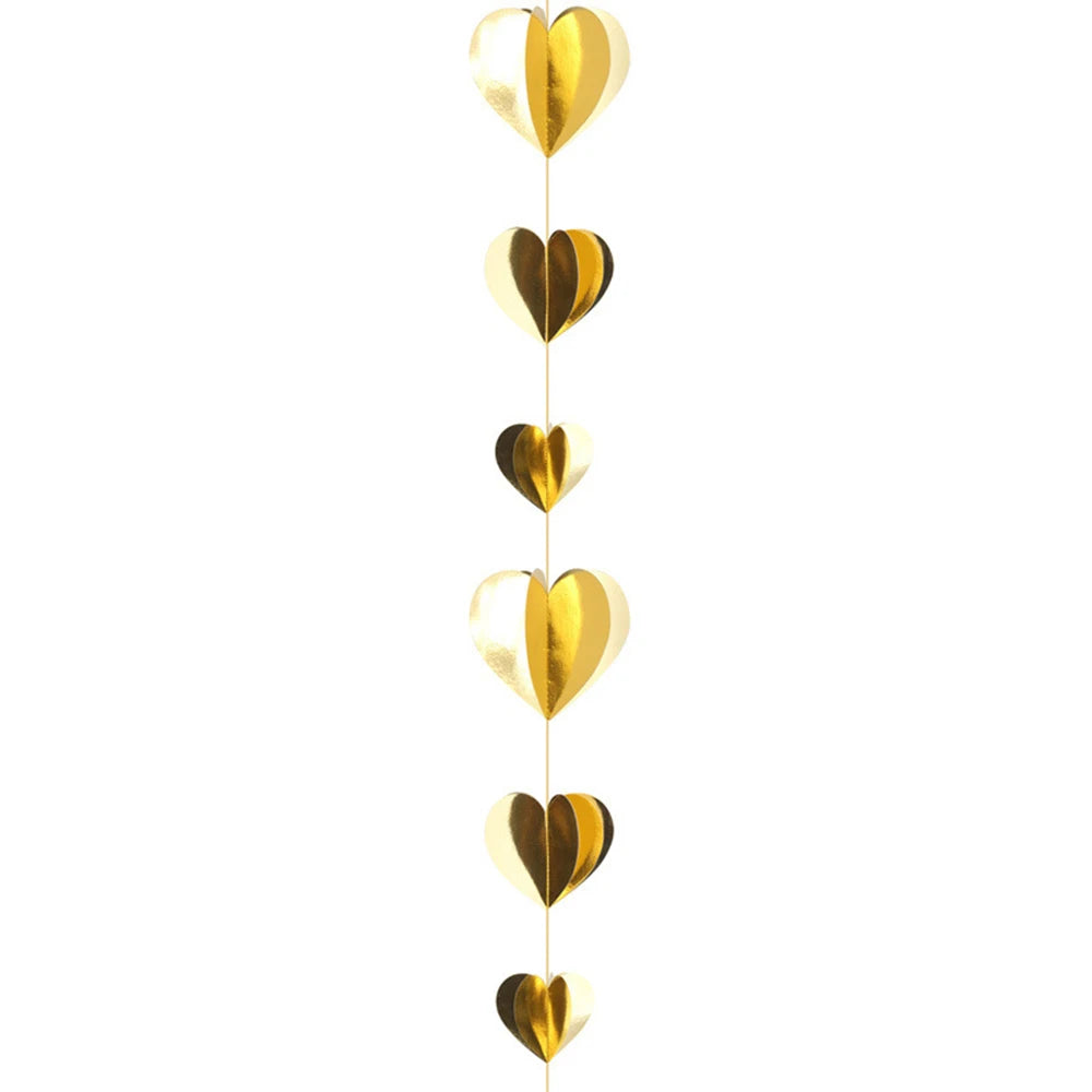 3D Heart Garland