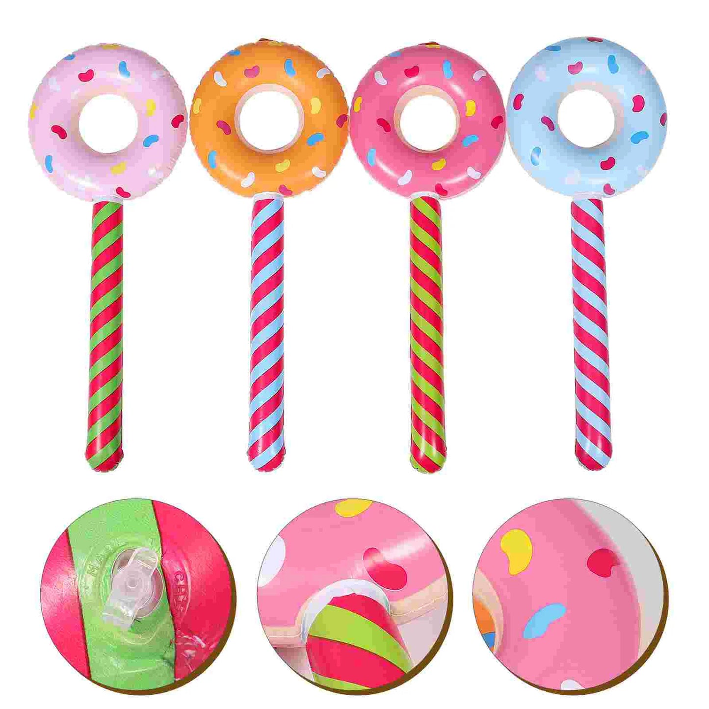 Inflatable Donut Lollipop Props