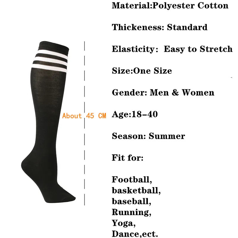 Striped Knee-High Socks