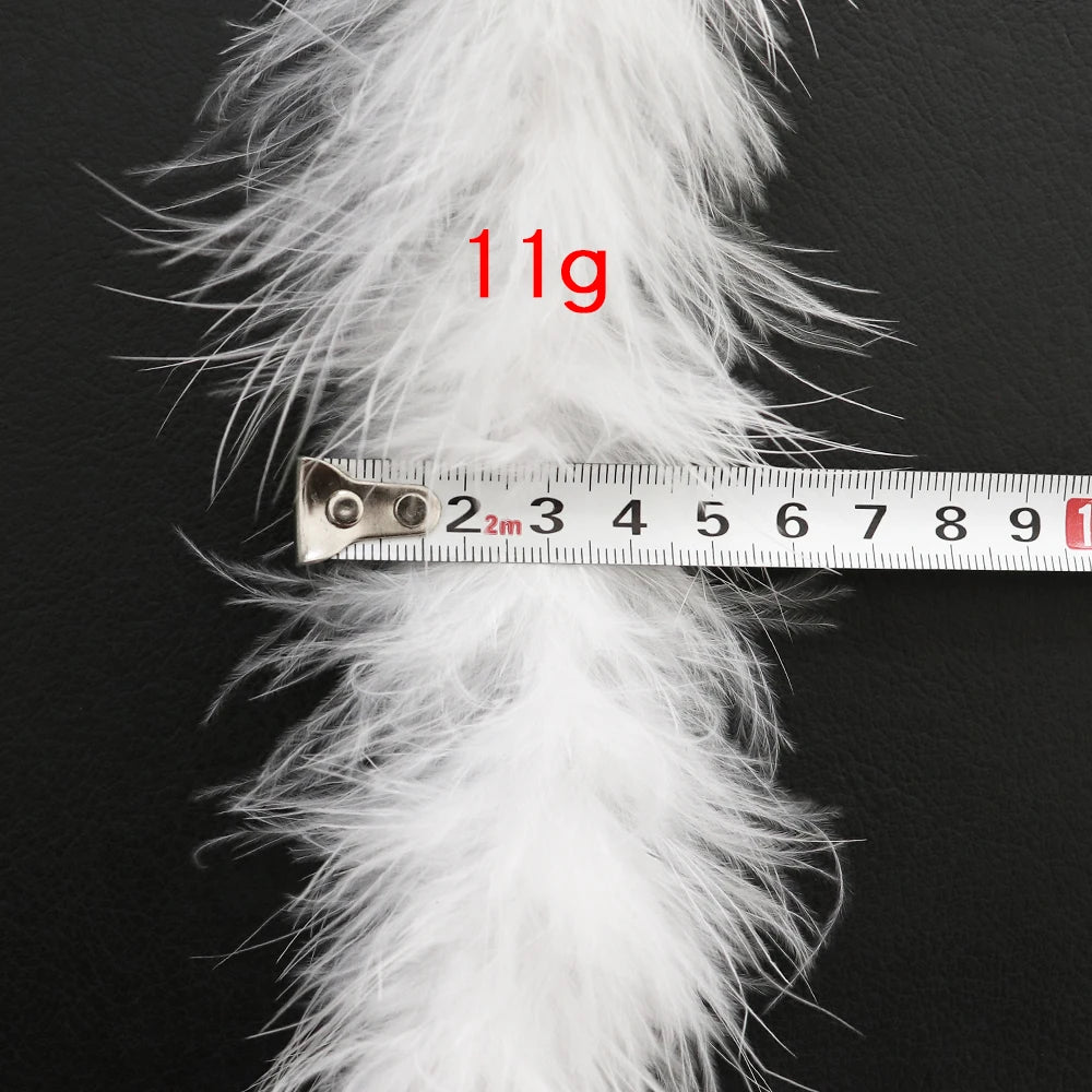 White Fluffy Boa