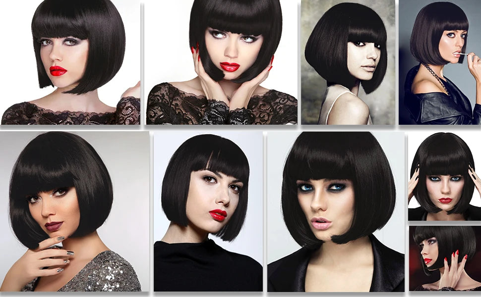 Colorful Short Bob Wig