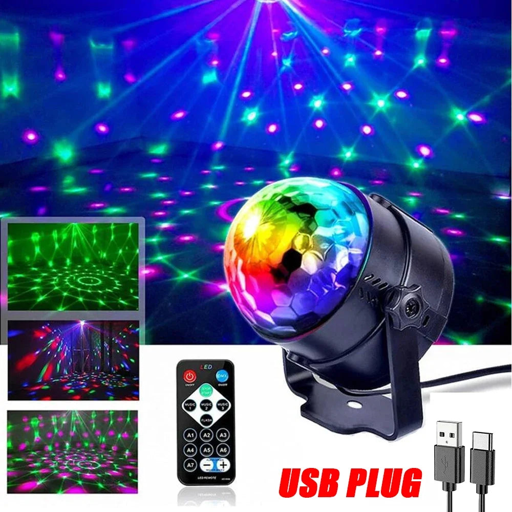 Rotating Disco Light