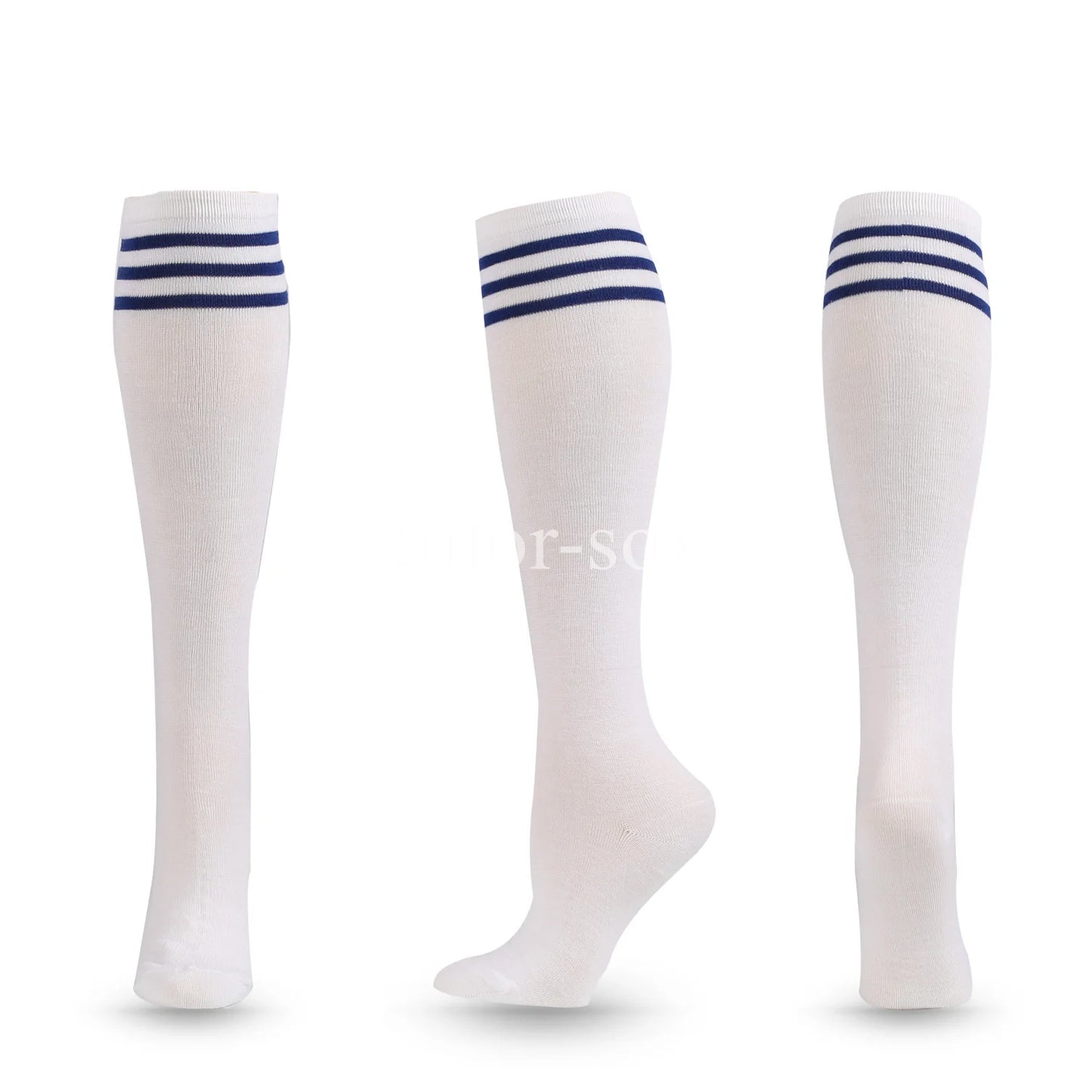 Striped Knee-High Socks