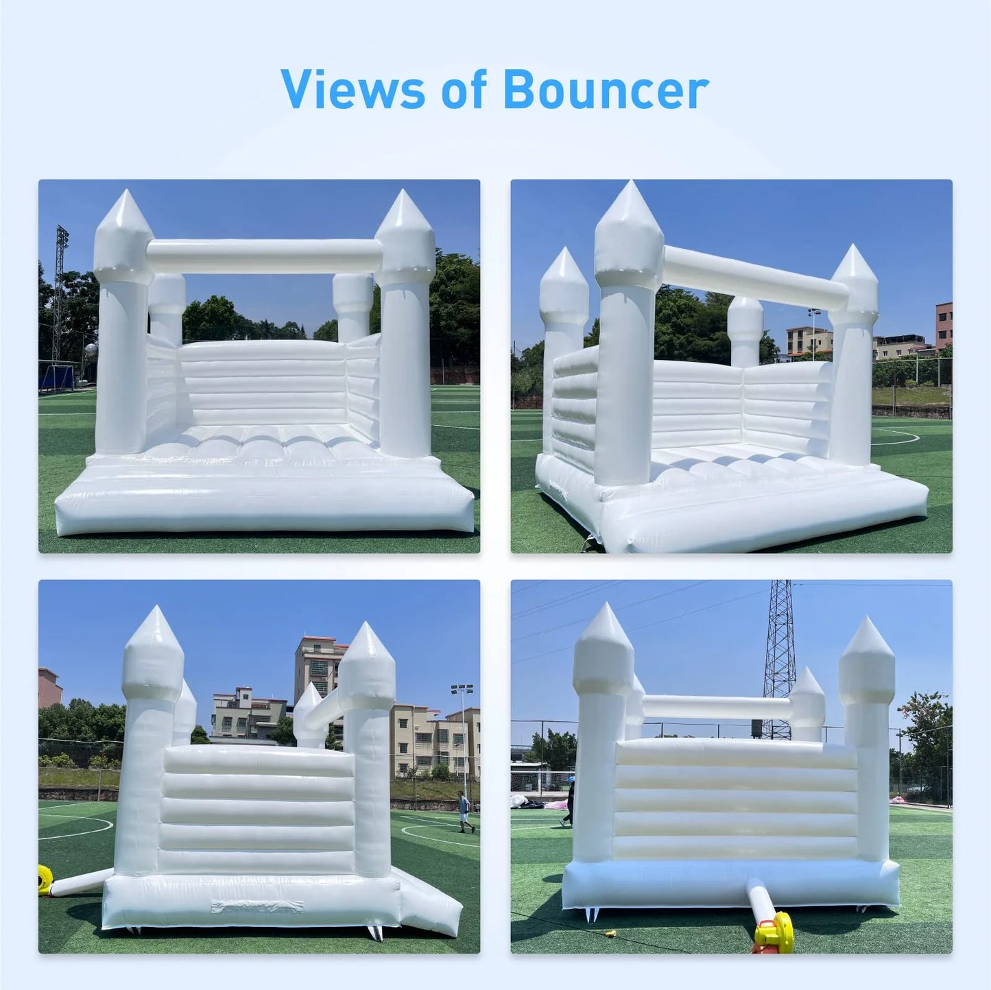 White Bouncy Castle