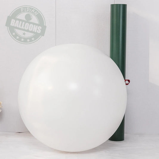 Pure White Round Balloons