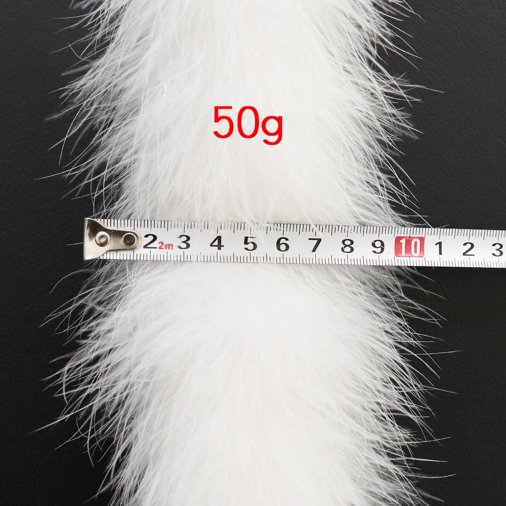 White Fluffy Boa