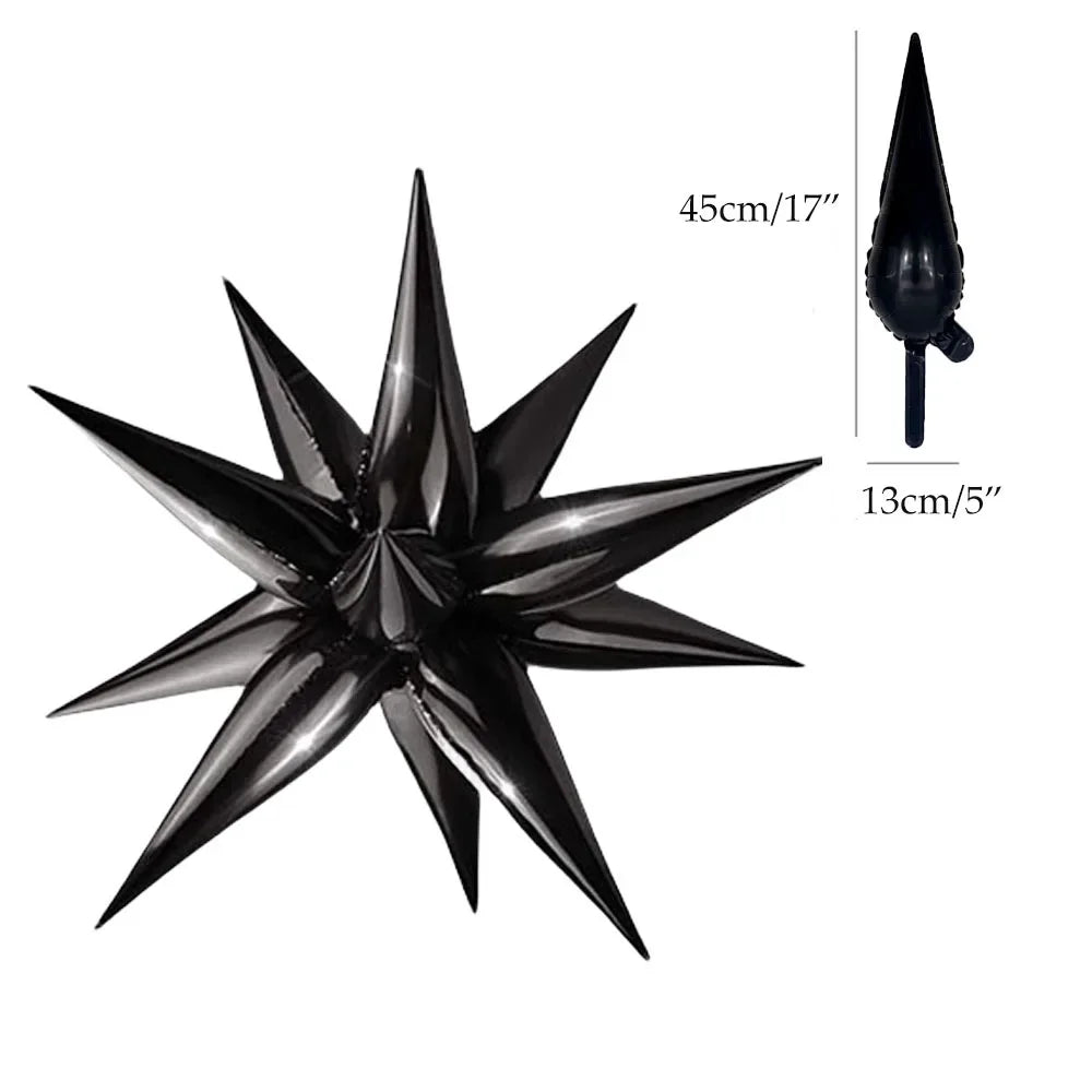Sporty Explosion Star Foil Balloons
