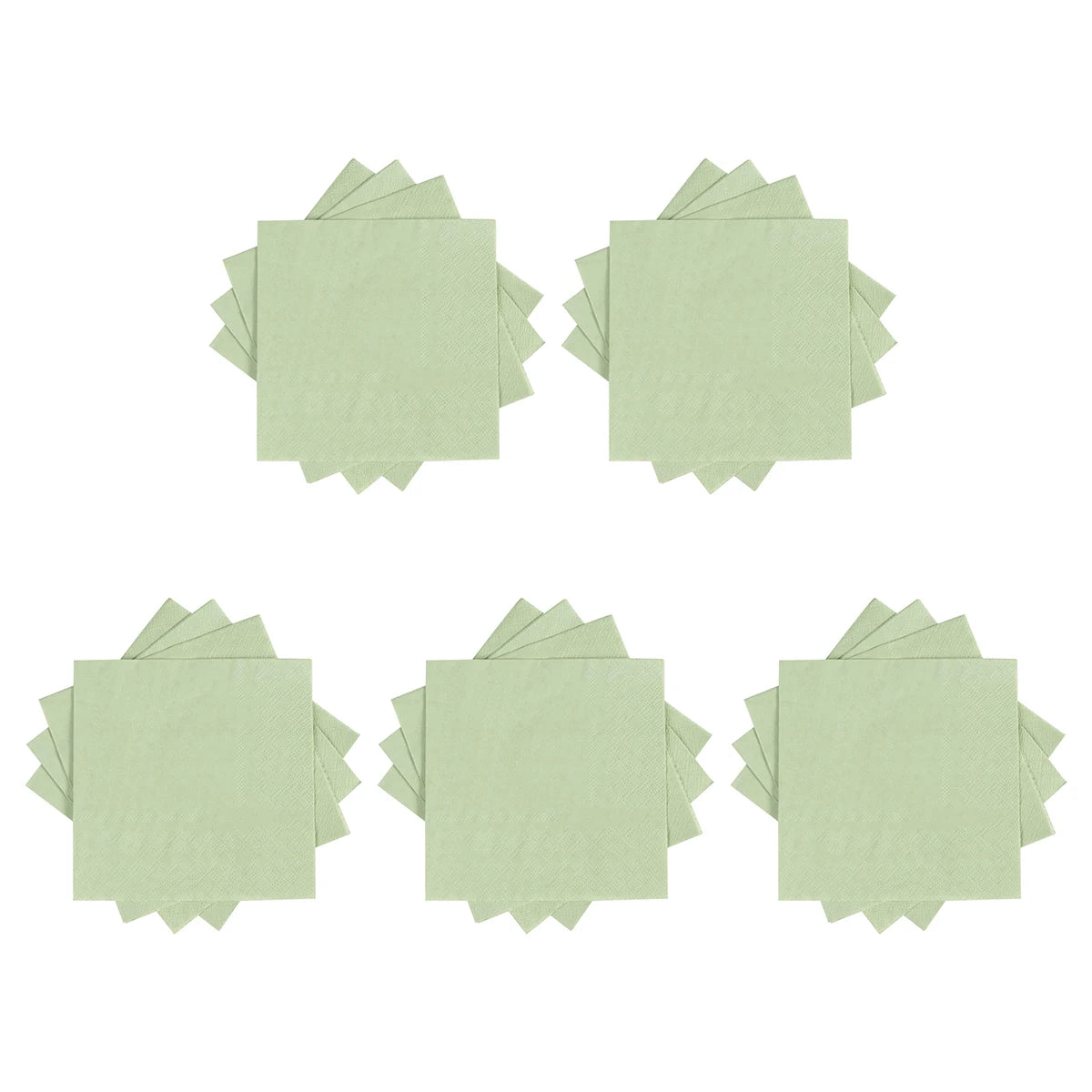 Sage Green Paper Cocktail Napkins (Set of 20)