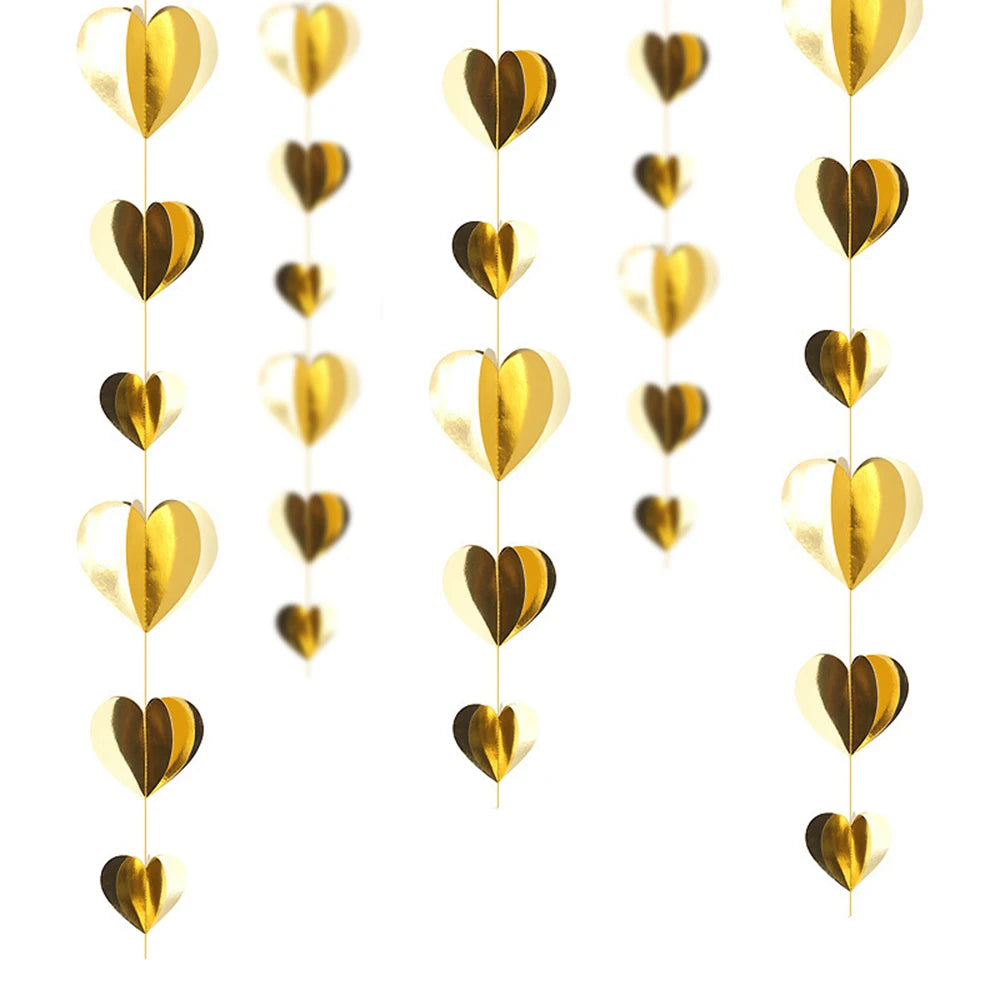 3D Heart Garland