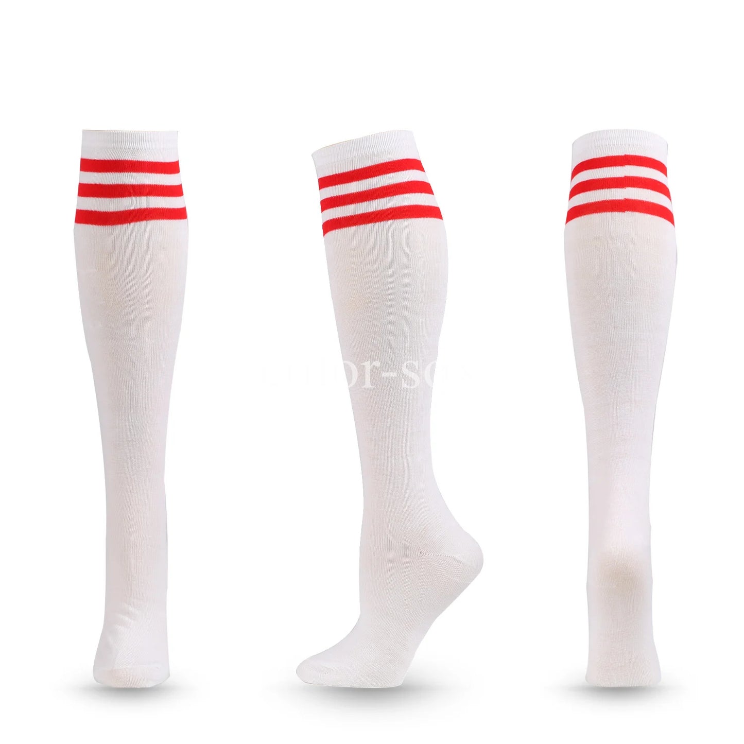 Striped Knee-High Socks