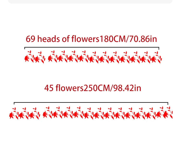 Artificial Rose Garland