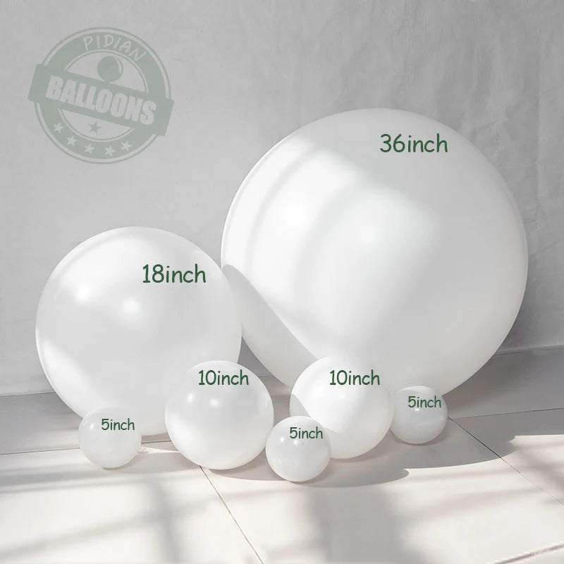 Pure White Round Balloons
