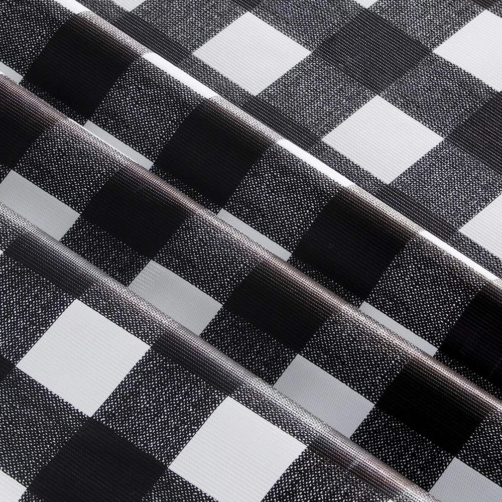 Checkered Disposable Tablecloth